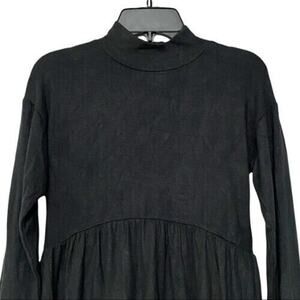 Ten Sixty Sherman Girls Long Sleeve Mock Neck Dress Size Large Dark Grey NWT